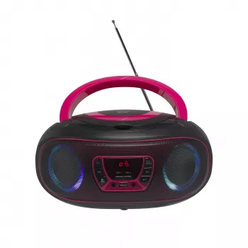 DENVER TCL-212BT prijenosni boombox ružičasti