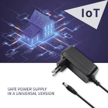 Qoltec AC/DC zidni adapter 36W 12V 3A 5.5x2.1mm crni