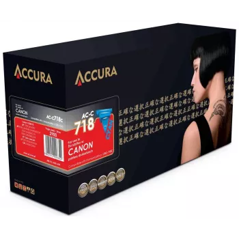 Accura kompatibilna Canon CRG-718C cijan toner patrona