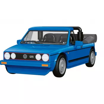 COBI 24661 Volkswagen Golf GTI British Version Cabriolet (1984) set za slaganje, 1:35, plavi