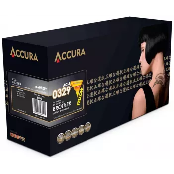 Accura kompatibilna toner kartuša (TN-329Y) žuta visokog dosega za Brother