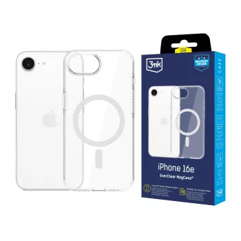 Apple iPhone 16E 3mk EverClear MagCase prozirna stražnja maska