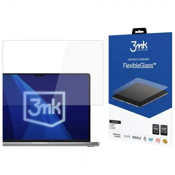 3MK FlexibleGlass hibridna staklena zaštitna folija za zaslon za Apple MacBook Pro 16 inch (2021-2026)