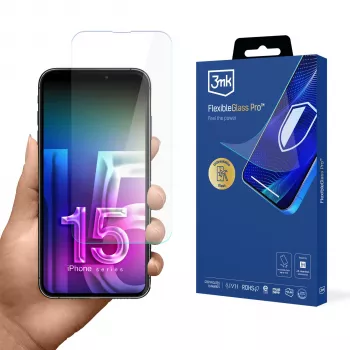 3MK FlexibleGlass Pro zaštitna folija za zaslon za Apple iPhone 15 Pro