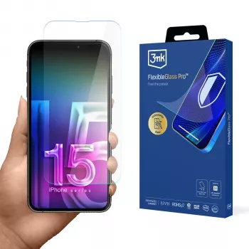 3MK FlexibleGlass Pro zaštitna folija za zaslon za Apple iPhone 15 Pro Max