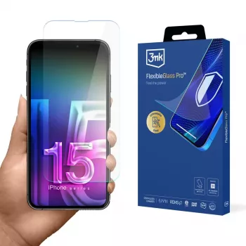 3MK FlexibleGlass Pro zaštitna folija za zaslon za Apple iPhone 15 Pro Max