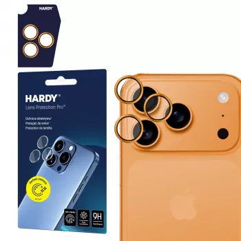 3MK HARDY Lens Protection ProOrange zaštita leće za Apple iPhone 17 Pro / 17 Pro Max