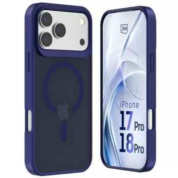 3MK PROTECTION Apple iPhone 17 Pro Max Hardy Hazy MagCase plava