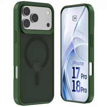 3MK PROTECTION Apple iPhone 17 Pro - 3mk Hardy Hazy MagCase zelena