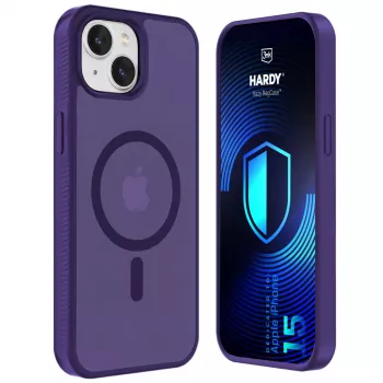 3MK PROTECTION Apple iPhone 15 Hardy Hazy MagCase ljubičasta