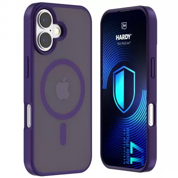 3MK Hardy Hazy MagCase za Apple iPhone 17, ljubičasta