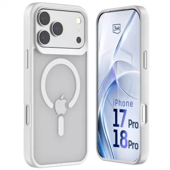 3MK PROTECTION Apple iPhone 17 Pro - 3mk Hardy Hazy MagCase bijela