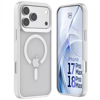 3MK PROTECTION Apple iPhone 17 Pro Max - 3mk Hardy Hazy MagCase bijela