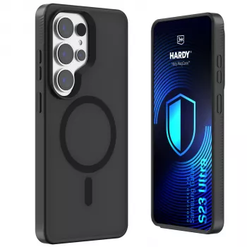 3MK PROTECTION Samsung Galaxy S23 Ultra - 3mk Hardy Hazy MagCase crna