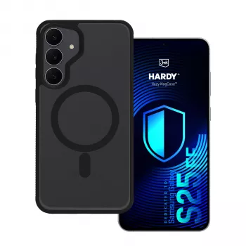 3MK PROTECTION Samsung Galaxy S25 FE - 3mk Hardy Hazy MagCase crna