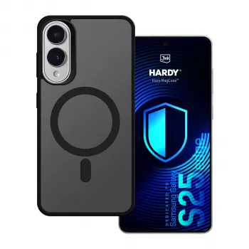 3MK PROTECTION Samsung Galaxy S25 Edge - 3mk Hardy Hazy MagCase crna