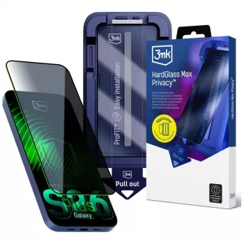 3MK HardGlass Max zaštita za zaslon protiv znatiželjnih pogleda za Samsung Galaxy S26+