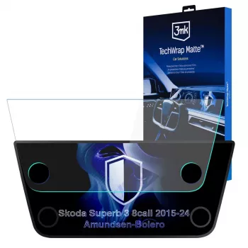 3MK PROTECTION TechWrap mat zaštitna folija za središnji zaslon za Skoda Superb III 2015-2024 Amundsen-Bolero