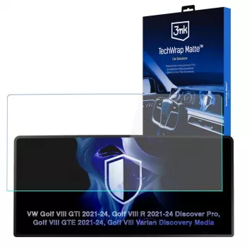3MK PROTECTION TechWrap mat zaštitna folija za središnji zaslon za VW Golf VIII Variant Discovery Media
