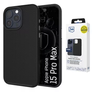 3MK PROTECTION Apple iPhone 15 Pro Max Hardy Shockproof MagCase - prozirna