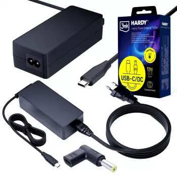 3MK PROTECTION Acer, Sony 20V USB-C ženski na 5.5 x 1,7mm - 3mk Hardy adapter napajanja za prijenosno računalo