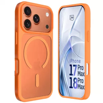 3MK PROTECTION Apple iPhone 17 Pro Max Hardy Hazy MagCase narančasta