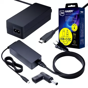 3MK PROTECTION 3mk HARDY napajanje za prijenosno računalo 65W za Dell 20V USB-C/DC 4,5 x 3,0