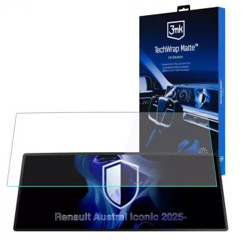 3MK PROTECTION TechWrap mat zaštitna folija za zaslon za instrumentnu ploču za Renault Austral Iconic 2025-