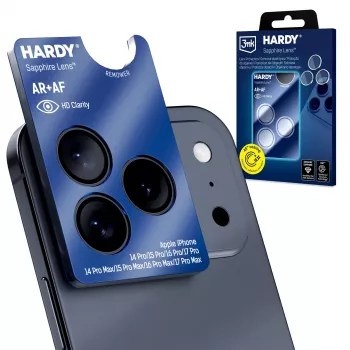 3MK PROTECTION Apple iPhone 14 Pro/14 Pro Max/15 Pro/15 Pro Max/16 Pro/16 Pro Max/17 Pro/17 Pro Max - 3mk Hardy Sapphire Lens zaštita