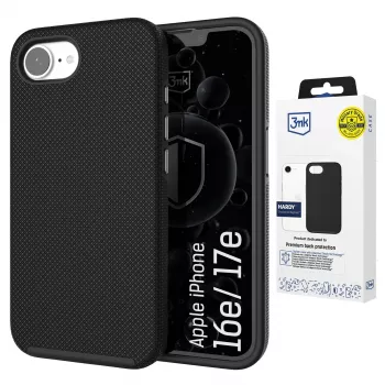 Apple iPhone 16E/ iPhone 17E - 3mk Hardy Shockproof MagCase, prozirna