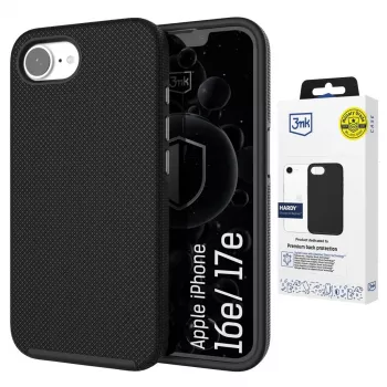 Apple iPhone 16E/ iPhone 17E - 3mk Hardy Shockproof MagCase, prozirna