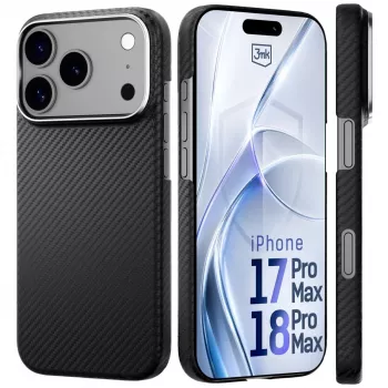 3MK PROTECTION Apple iPhone 17 Pro Max Hardy Aramid MagCase - crna