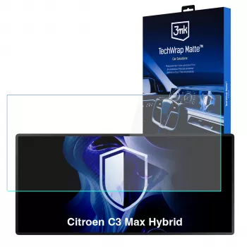 3MK PROTECTION Citroen C3 Max Hybrid - 3mk TechWrap mat zaštitna folija za središnji zaslon