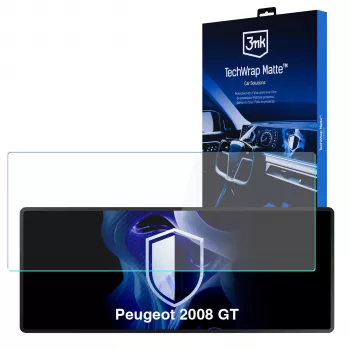 3MK PROTECTION TechWrap mat zaštitna folija za Peugeot 2008 GT (2020+) - protiv odsjaja, samozacjeljujuća, 0,2 mm