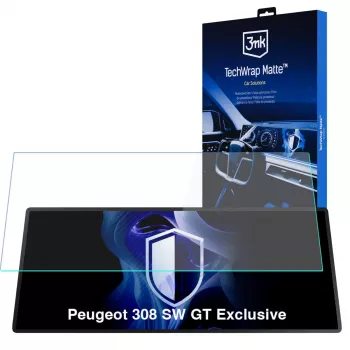 3MK PROTECTION Peugeot 308 SW GT Exclusive - 3mk TechWrap mat zaštitna folija za središnji zaslon