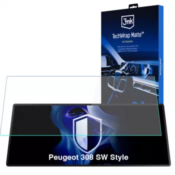 3MK PROTECTION Peugeot 308 SW Style - 3mk TechWrap mat zaštitna folija za središnji zaslon