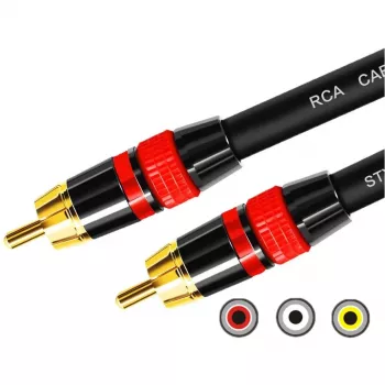 MOZOS Premium RCA na RCA kabel za subwoofer 3m