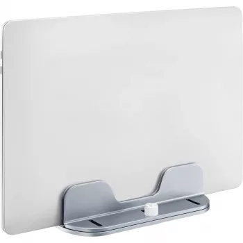 MOZOS H1 univerzalno postolje za prijenosno računalo i tablet, podesivo po visini i nagibu, sklopivo, aluminijska legura, srebrno, uključena torba za nošenje