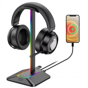 MOZOS D12 RGB LED stalak za slušalice za over-ear slušalice