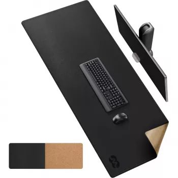 MOZOS LDP1260 premium podloga za radni stol od kože 1200x600 mm, crna