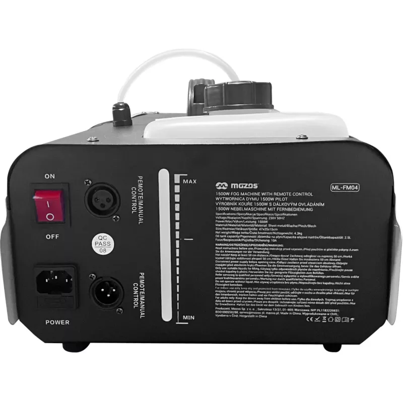 MOZOS ML-FM04 stroj za maglu 1500W s pilotom