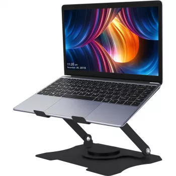 MOZOS N4-BK ergonomski stalak za prijenosno računalo, crni