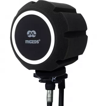 MOZOS PS-5 kuglasti pjenasti pop filter za mikrofon - crni