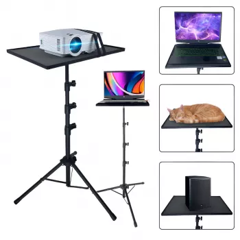 MOZOS PL2 univerzalni stativ za projektor, prijenosno računalo, tablet, crni, 70-120 cm, 10 kg