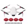 SUNNYLIFE 4x zaštita motora za DJI Mavic Mini - crna ABS plastika snap-on nepropusna za prašinu otporna na ogrebotine