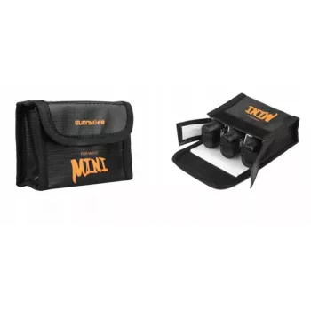 SUNNYLIFE vatrootporna sigurnosna torba za baterije za DJI Mavic Mini / Mini 2 / Mini SE - prima 3 baterije