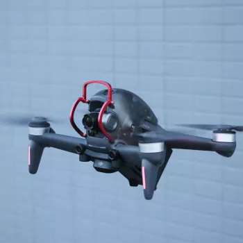 SUNNYLIFE metalna zaštita kamere gimbala za DJI FPV Combo dron - crna