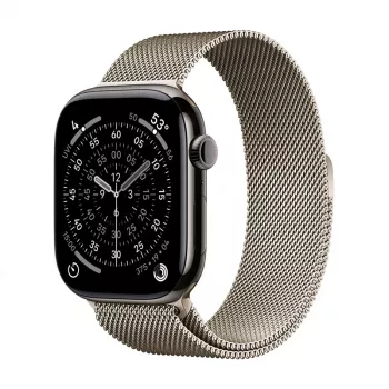 Crong Milano Steel – narukvica od nehrđajućeg čelika za Apple Watch 44/45/46/49 mm (champagner)