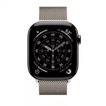 Crong Milano Steel – narukvica od nehrđajućeg čelika za Apple Watch 44/45/46/49 mm (champagner)