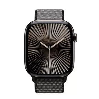 Crong Nylon Sport Loop remen za Apple Watch 44/45/46/49 mm (Night Grey)